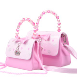 精灵城堡韩版时尚女童生日礼物儿童包包女孩手提小跨包公主斜挎包
