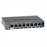 网件/netgear GS108TV2 支持ACL/端口聚合/CoS 8口千兆智能交换机