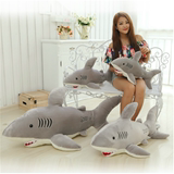 大白鲨毛绒玩具鲨鱼公仔大号男朋友睡觉抱枕儿童海豚玩偶女生礼物