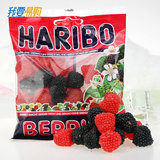 3袋包邮临期特价德国进口休闲零食品Haribo哈瑞宝树莓型软糖 100g