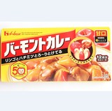 日本进口 好侍佛蒙特咖喱块 甘口 甜味 苹果蜂蜜口味 咖哩饭调料