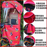 棚电动车儿童宝宝孩子坐椅防雨篷遮阳棚子包邮自行车后置座椅雨