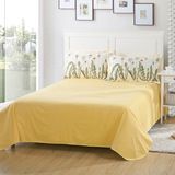 纯棉床单单件单双人加厚学生宿舍床被单1.5米2/1.8m斜纹印花床单