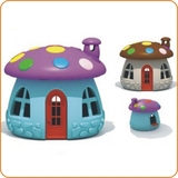 新款儿童游戏小屋塑料游戏屋幼儿园娃娃家玩具屋蘑菇小屋蘑菇小房