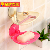 浴室创意强力吸盘肥皂盒置物架肥皂架塑料沥水皂架皂托肥皂香皂盒
