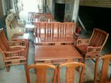 中山红木菠萝格木明式沙发实木新中式明清座椅古典沙发客厅会议厅