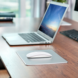 苹果笔记本电脑 macbook air pro配件Magic Mouse垫 铝合金鼠标垫
