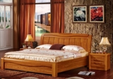 现代中式家具实木 卧室套装组合6件套双人床五门衣柜梳妆台小户型