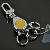 新品正品欧美达不锈钢高档时尚创意男女通用钥匙扣挂钩3620