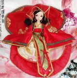 2016新款古典复古中国民族风儿童玩偶可儿娃娃唐朝古装新娘玩具