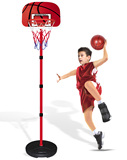 户外室内运动铁杆篮球框投篮架儿童可升降宝宝大号篮球架子玩具