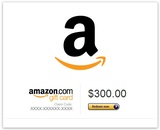 美国亚马逊 Amazon 礼品卡 Gift Card 面值300美元