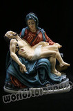 海外代购 基督教工艺品 雕像摆件 圣母哀悼耶稣米开朗基罗画像