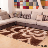 田园风格加密款手工腈纶地毯 客厅茶几地毯卧室沙发地毯 可定制