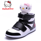 Hello Kitty凯蒂猫童鞋高帮女童运动鞋 冬季新款防水大童儿童板鞋