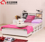 板式组装超大储物低箱床定做分体式组合床双人床1.5 1.8米单人床