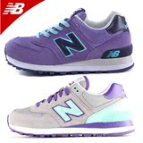 专柜正品New Balance/NB稀有紫女鞋新百伦运动鞋WL574PNT/CGG紫色
