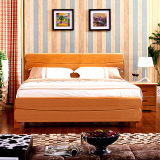 榉木实木住宅家具简约现代大床1.8米储物宜家婚床单人双人成人