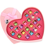 许愿漂流瓶爱心形礼盒粉色紫色糖果情人节生日礼物送同事男女朋友