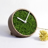 意外正品 绿野时光创意个性台钟 客厅木质座钟 卧室床头静音钟表