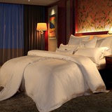 五星级酒店四件套 纯正莱赛尔100%双面白色天丝床上床上用品 正品