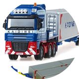 儿童合金车模型卡车大货车运输车集装箱工程车货柜车玩具