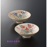 日本进口 京都 清水烧 日式和风情侣对碗陶瓷器饭碗餐具套装礼盒