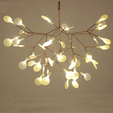 后现代moooi吊灯创意个性客厅卧室餐厅设计师萤火虫艺术树叶吊灯