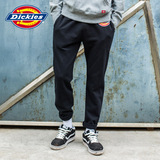 Dickies2015冬季新款加绒男式卫裤logo印花加厚运动裤束脚卫裤潮