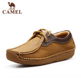 Camel/骆驼女鞋正品秋季新款户外休闲平跟豆豆鞋A1321024 特价