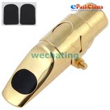Gold Plated Metal Soprano Saxophone Mouth 7 for Jazz Music