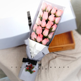520情人节成都鲜花同城花速递 玫瑰花束礼盒送女友爱人生日送花