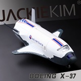 蒂雅多合金飞机声光回力X375空天无人战斗机多功能模型儿童玩具