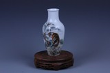 景德镇高档陶瓷器仿古手绘老虎花瓶家居客厅办公室内装饰品摆件