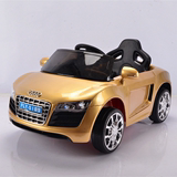 新款奥迪儿童电动车四轮双驱摇摆遥控车可坐人宝宝汽车小孩玩具车