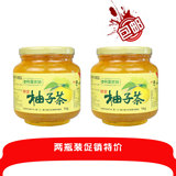 【包邮】  正品原装进口韩国农协蜂蜜柚子茶1kg 两瓶装