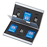 纳盒存储卡包抗震防水6张日本SANWA MMC5SD卡专用收藏盒 数码收