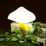 带遥控开关虫虫蘑菇灯可变光黄白LED小夜灯
