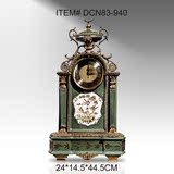 隽舍JSE83-940欧式新古典陶瓷配全铜装饰时钟