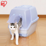 包邮 IRIS爱丽思TIO-530FT多功能全封闭式双层猫厕所 防臭猫砂盆