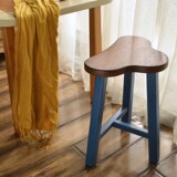 家具小凳子餐桌凳高脚凳实木欧式儿童彩色创意板凳直销特价