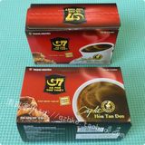 G7黑咖啡粉2g*15袋盒装 越南进口清真纯苦香醇提神 黑咖啡粉 特价