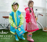 代购韩国正品Kocotree韩版儿童雨衣 男女童小学生雨披夏季环保