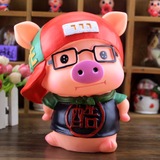 存钱罐创意可爱树脂酷猪猪储蓄灌儿童学生男女生日礼物韩国创意