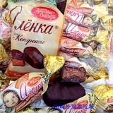 俄罗斯原装进口阿伦卡/大头娃娃巧克力糖果 果酱夹心好吃 250克