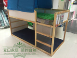 IKEA 库拉 两面用床 儿童床上下铺松木实木★沈阳宜家代购