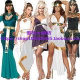 万圣节服装 cosplay埃及法老衣服成人公主长裙古希腊服装艳后服装