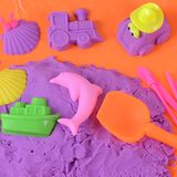 环保儿童火星太空玩具沙套装无毒不干沙泥粘土月亮流动沙土彩泥沙