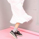 韩国代购 16春 复古vintage纯色POLO领鱼尾裙衬衫款连衣裙中长裙