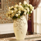 欧式陶瓷花瓶奢华花器客厅餐桌摆件电视柜新房家居装饰品结婚礼物